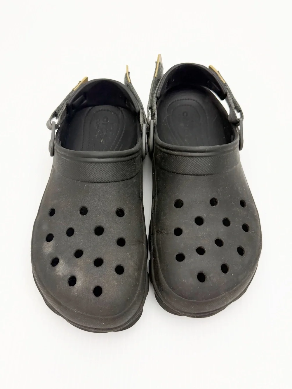 Crocs Classic All-Terrain Black Rugged Hiking Clogs Sandals Shoes